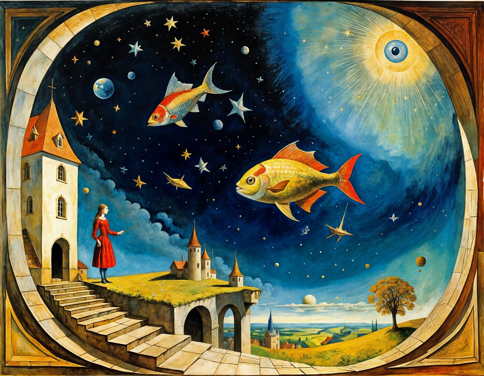 Distorted Reality: A Surreal Fairytale Wonderland