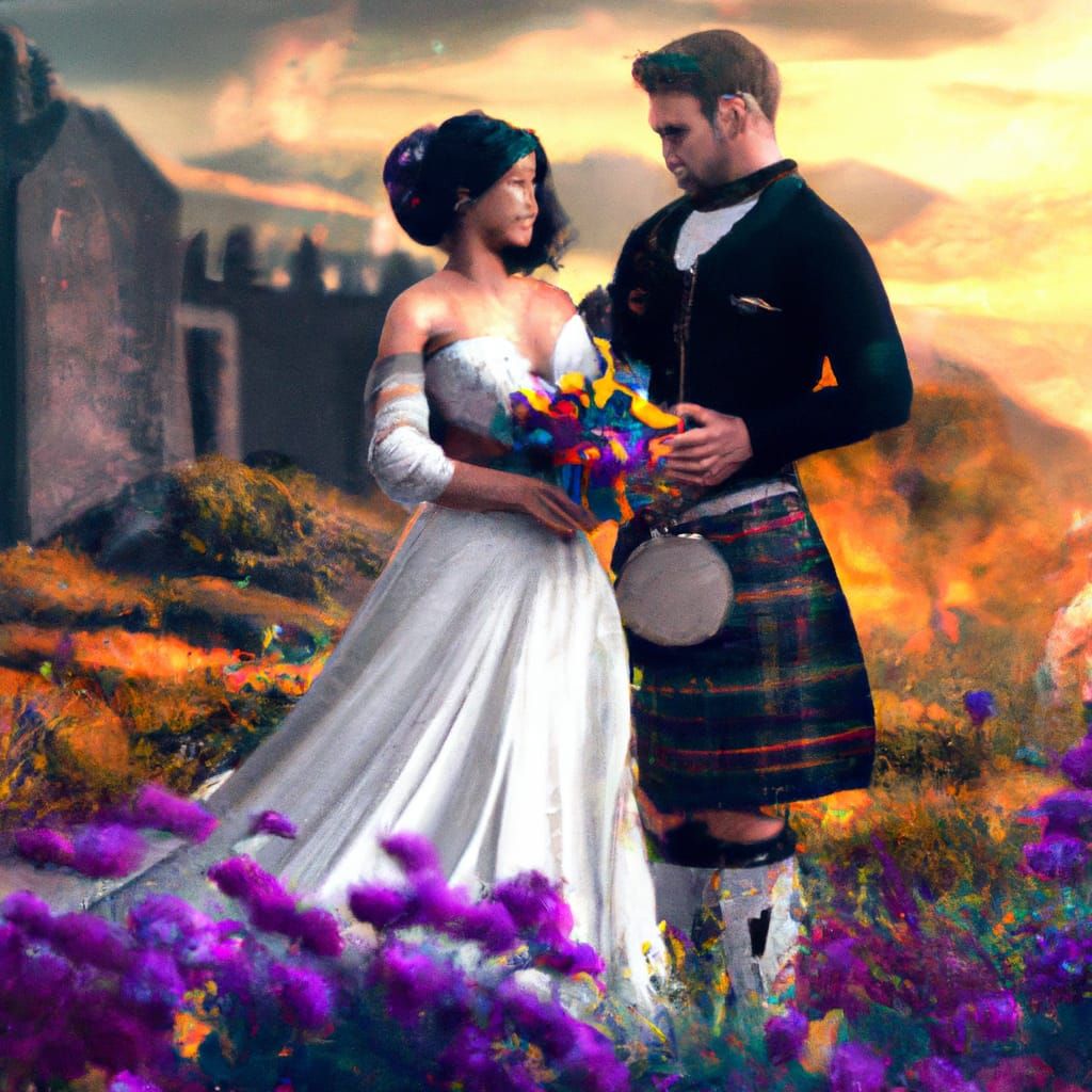 Bohemian Bride and Groom: Fantasy Concept Art