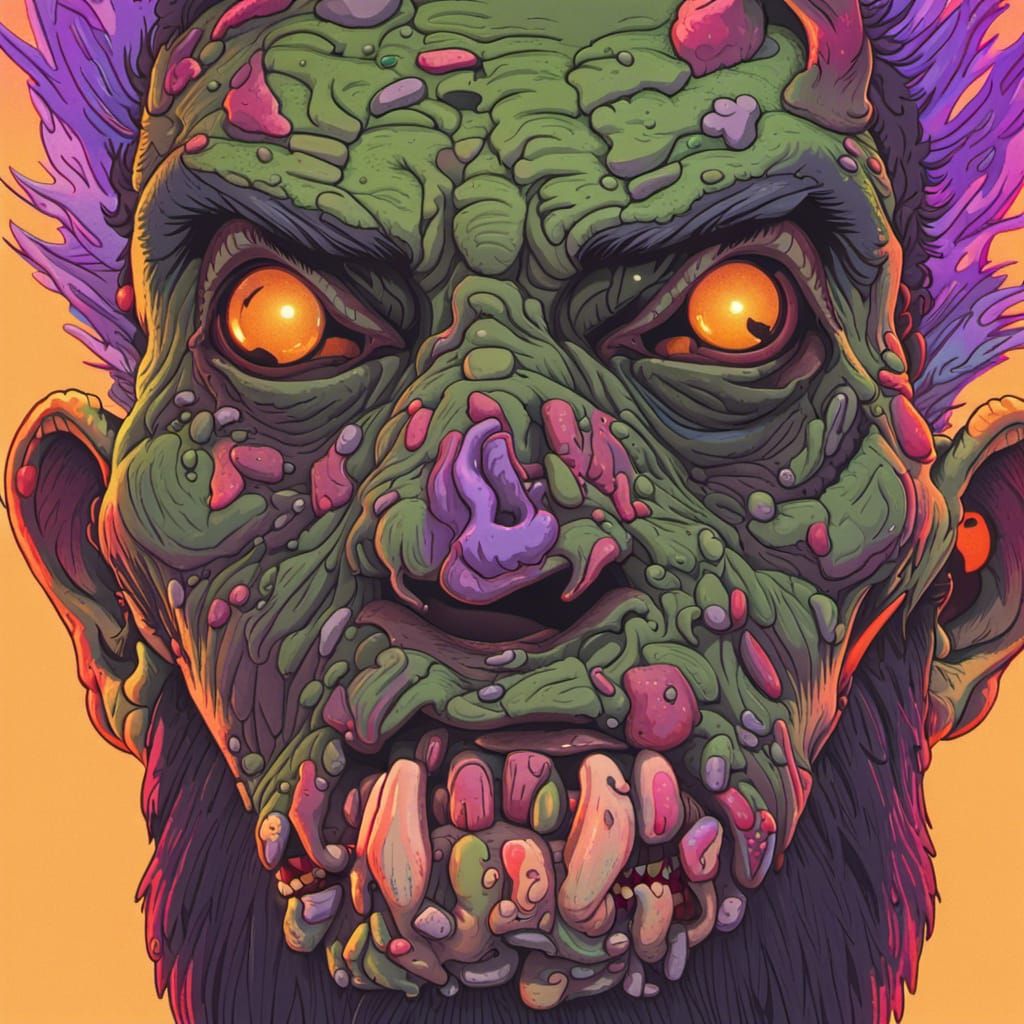 Cartoon zombie