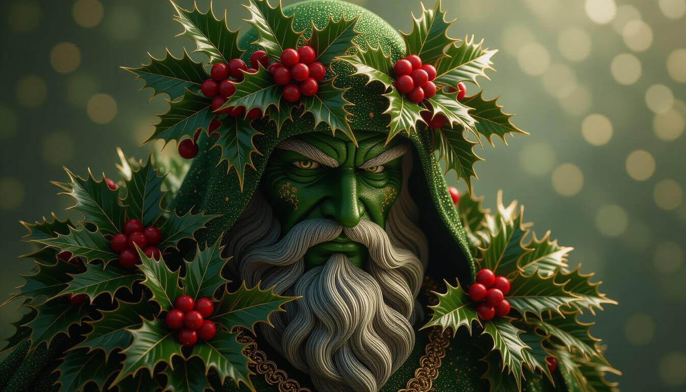 Green Man Mythago in Photorealistic Style