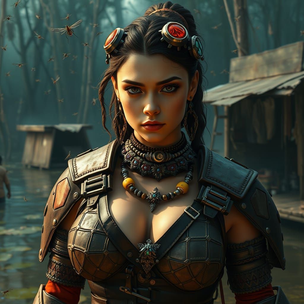 Swamp Brute in Cyberpunk Armor with Venus Metalwork