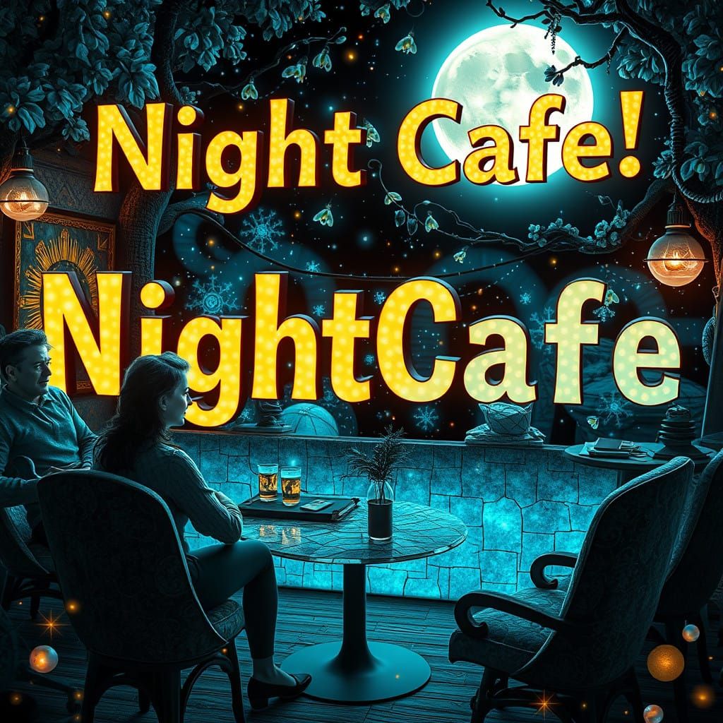 Stunning 3D NightCafe Scene in Dreamlike Art Nouveau Style