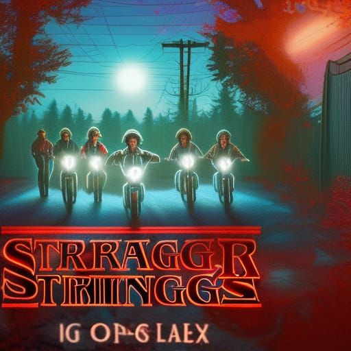 Detailed Matte Painting Inspired by Stranger Things