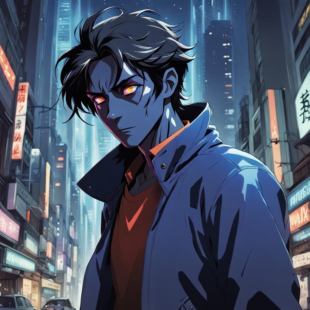 Nightcrawler in Anime Key Visual Style