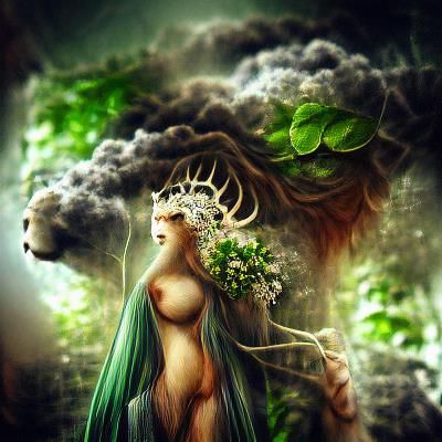 Nature Goddess Artwork