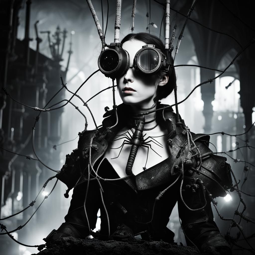 Gothic Computers: A Black and White Insect Dreamscape