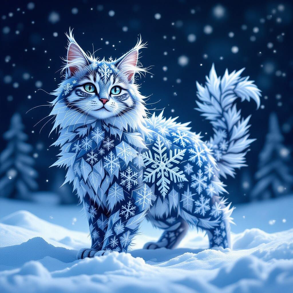 Snowflake cat