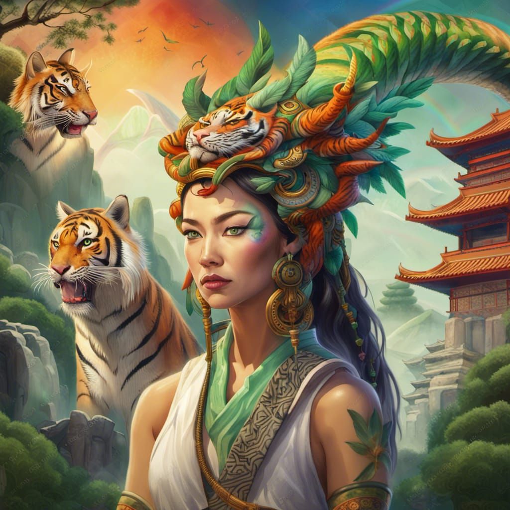 Rainbow Warrior Zen Bengal Tiger