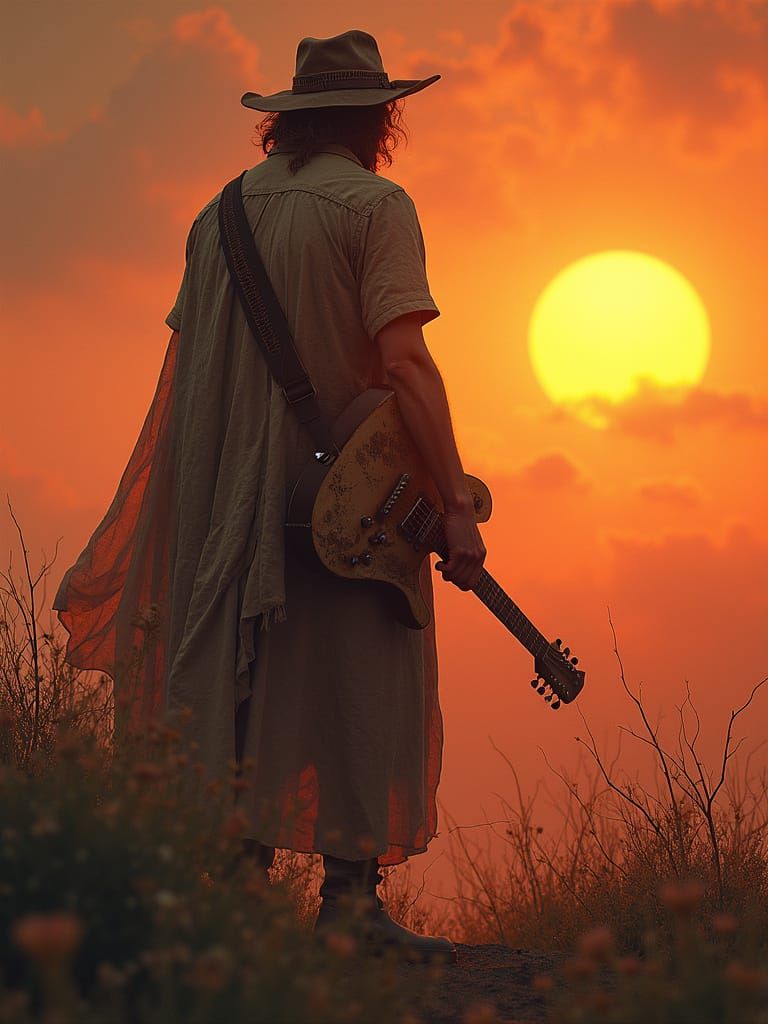 Resilient Minstrel Stands Against Fiery Horizon