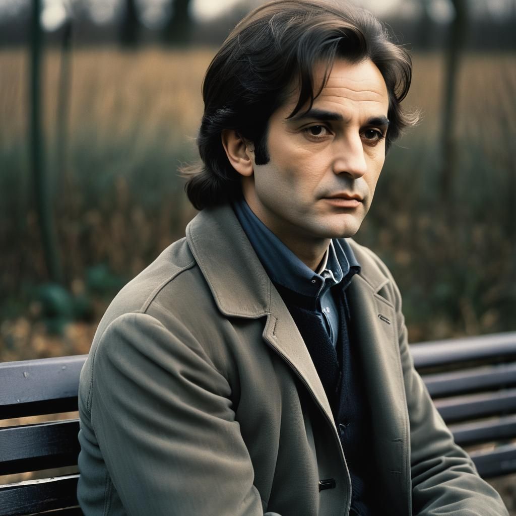 Antoine Doinel Portrait in French New Wave Style