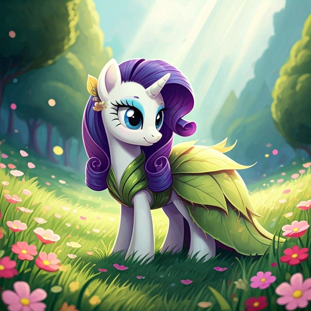 Elegant Rarity in Whimsical Botanical Dress