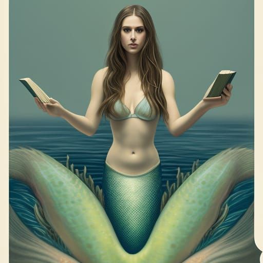 Illustrated Field Guide to Mermaids: Hyperdetailed Art