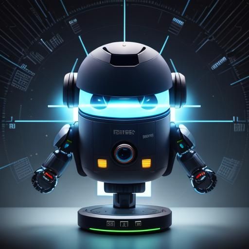 Friendly Robot Sidekick with Tools and Jetpack