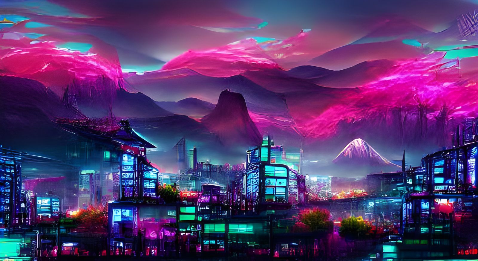 Cyberpunk Landscape