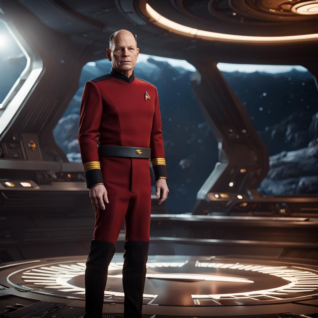Olaf Scholz as Star Trek Starfleet Officer