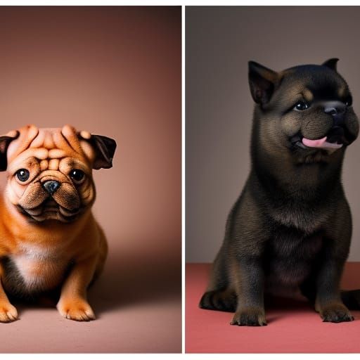 Xi Jinping Puppy Portrait: Professional Studio Photography