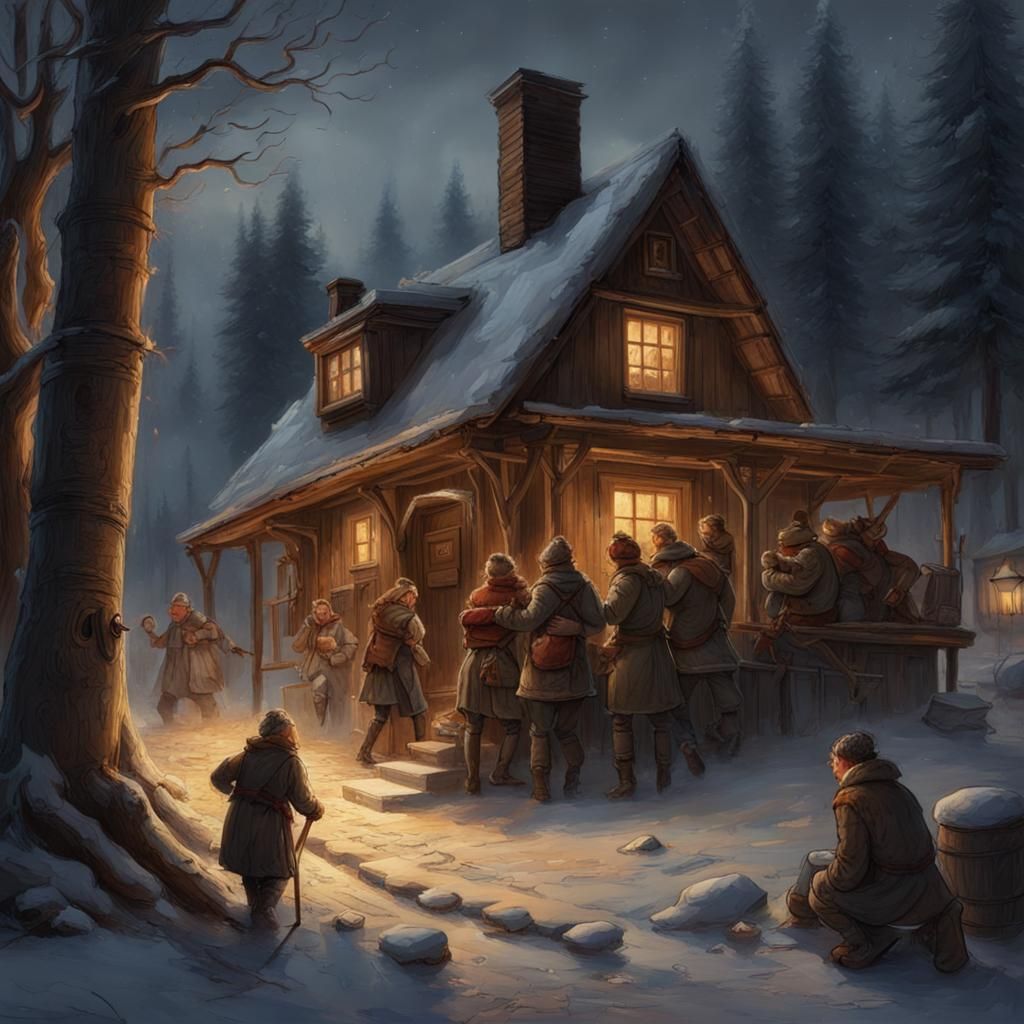 Heroes Arrive at Cozy Winter Inn