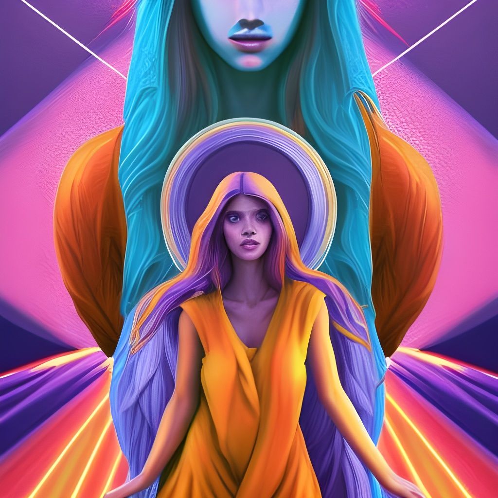 Christ Consciousness Embodiment: Hyperrealistic Astral Portr...