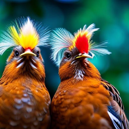 Hyperrealistic French Hens in Professional Photography Style