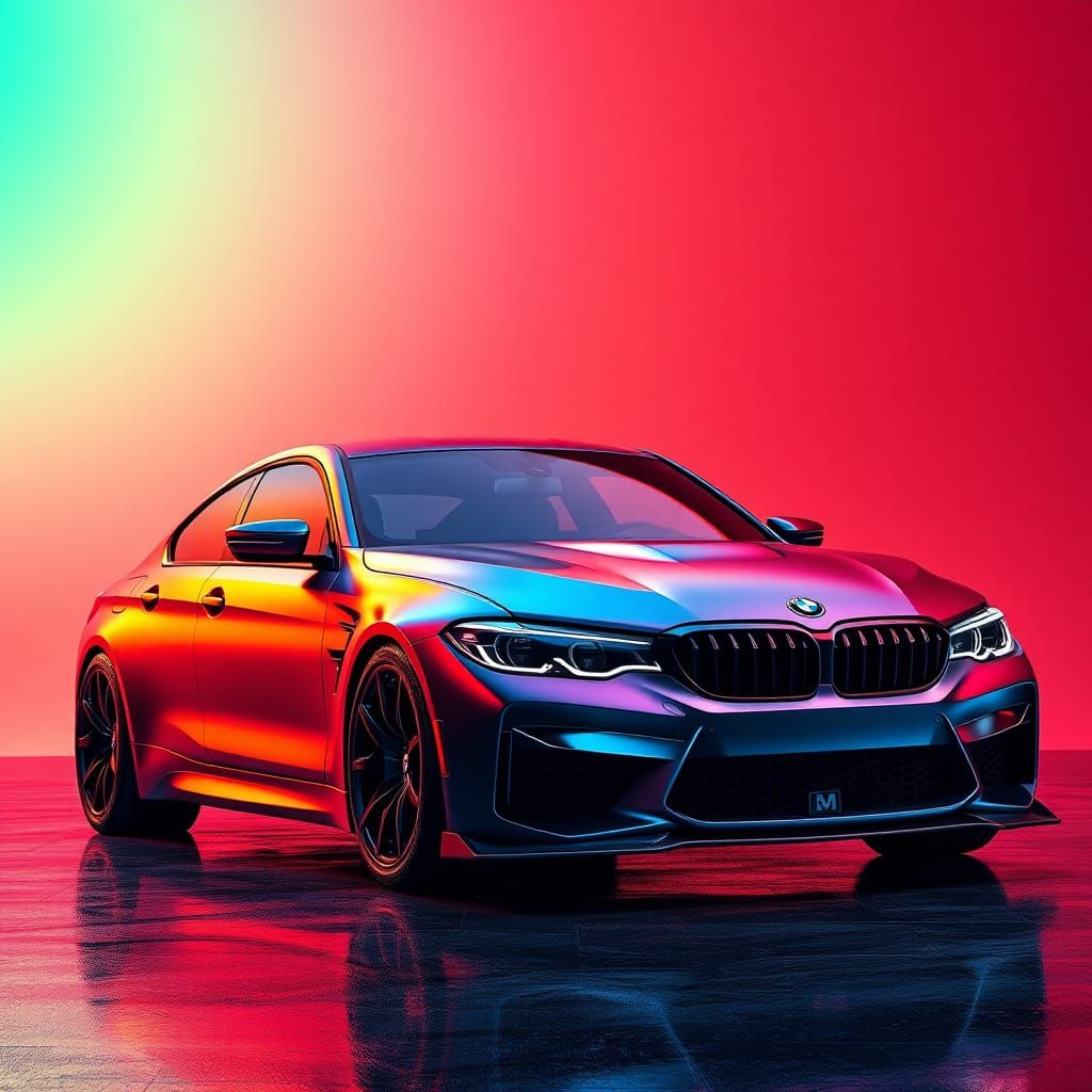 Fantastical BMW M3 Concept Art in Unreal Engine