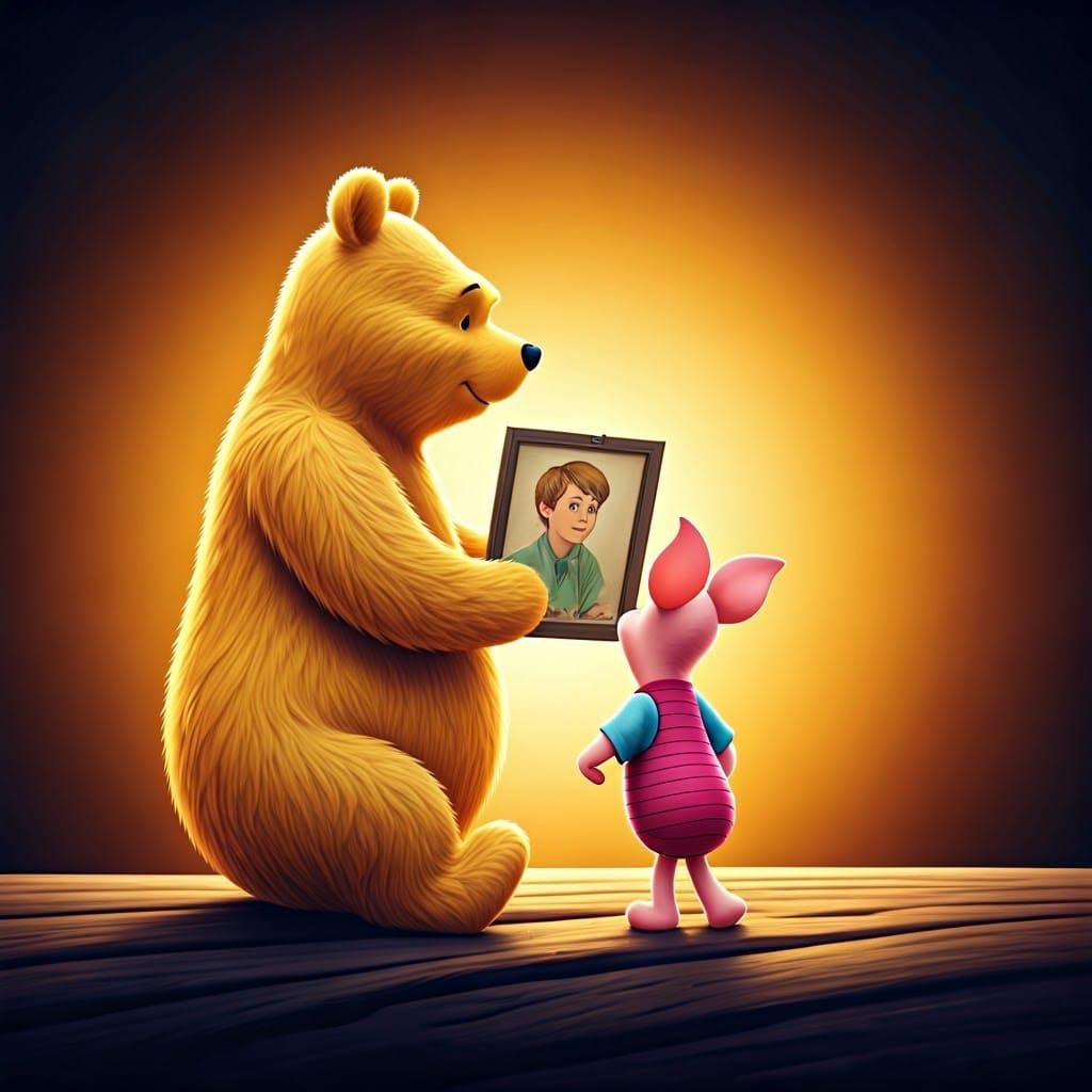 Pooh Bear and Piglet Present a 3D Digital Portrait of Christ...
