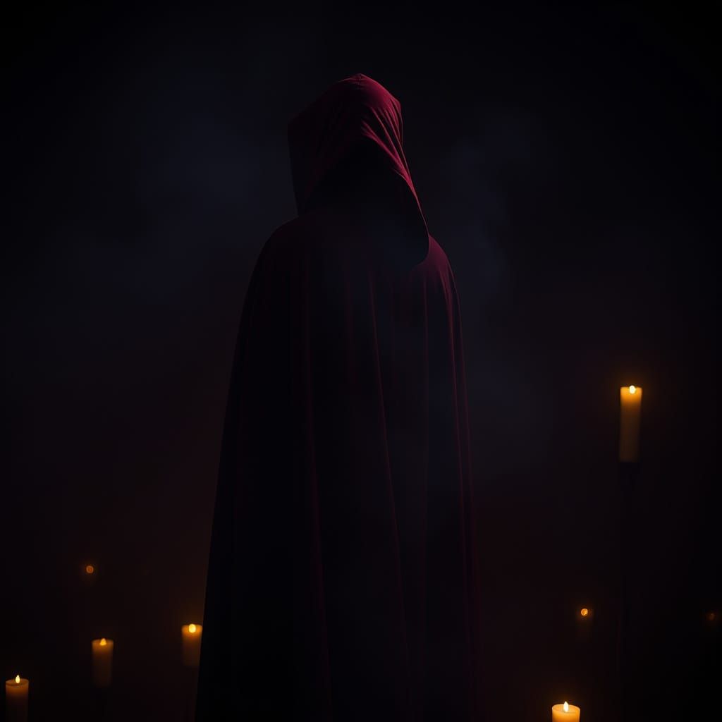 Mysterious Figure Shrouded in Fog