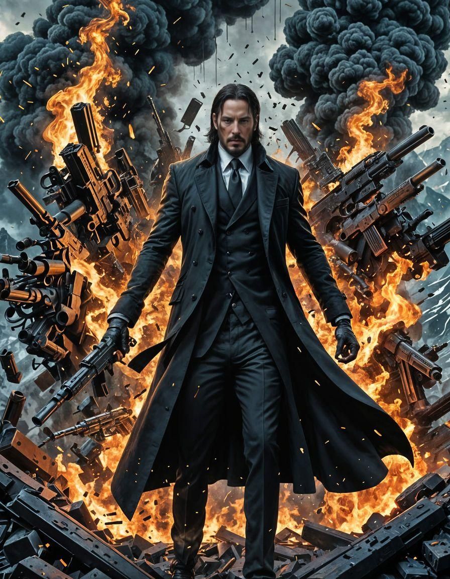 God of Action Movies on Throne of Guns