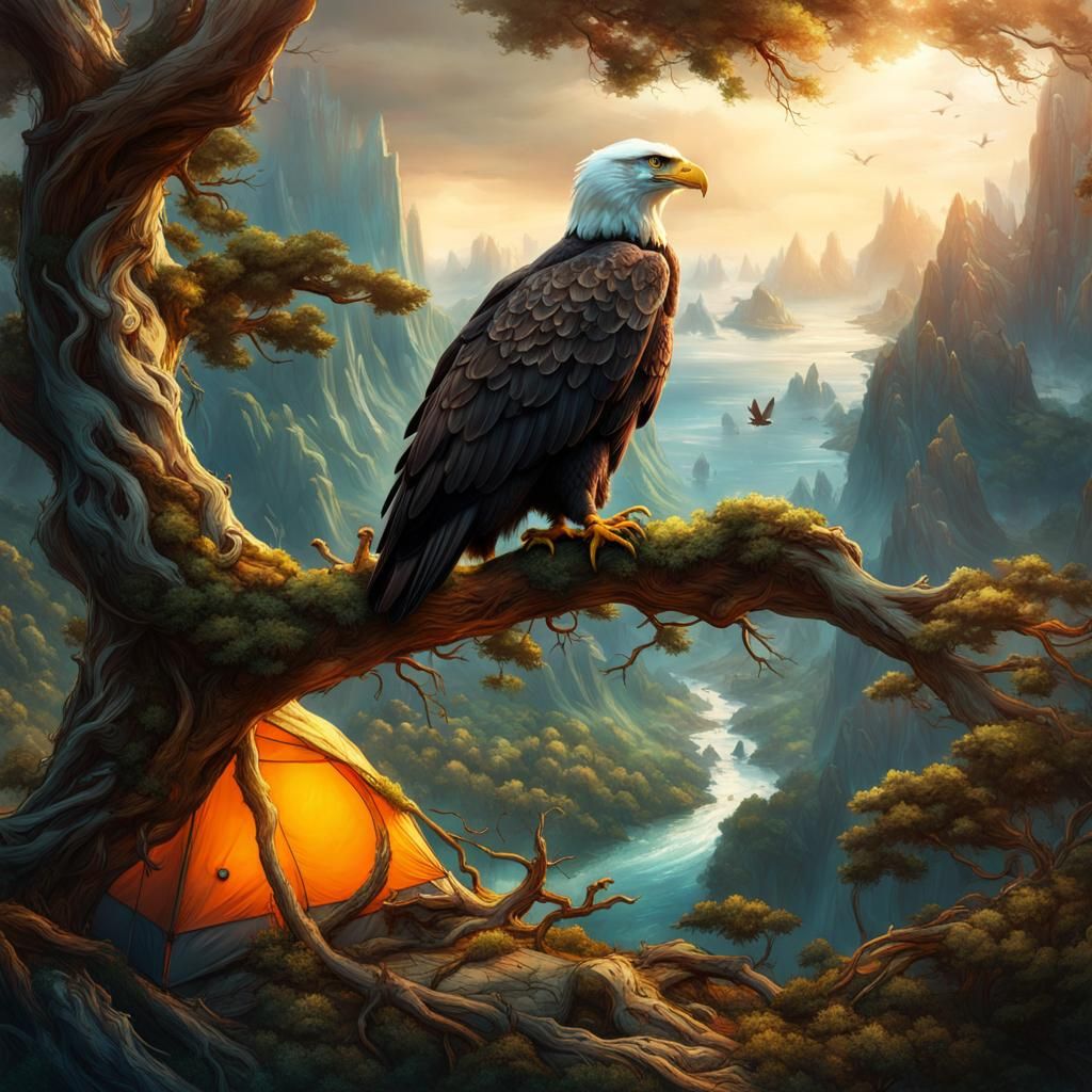 Eagle's-Eye View of Perfect Campsite