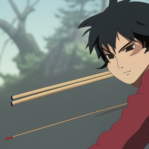 Ninja Chopsticks Weapon: Anime Key Visual