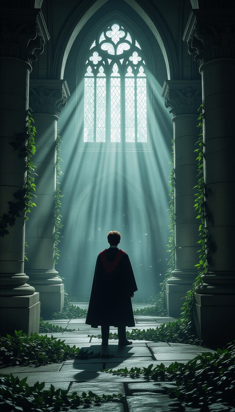 Harry Potter in Dark Fantasy, Cinematic Lighting
