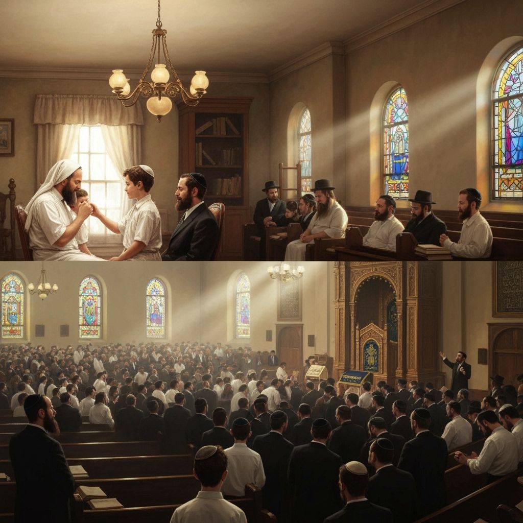 Yom Kippur Panoramic Photo in Sentimental Realism