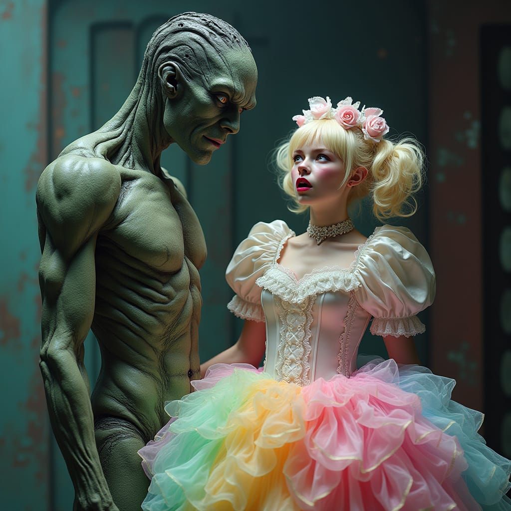 French Maid Captive to Alien King