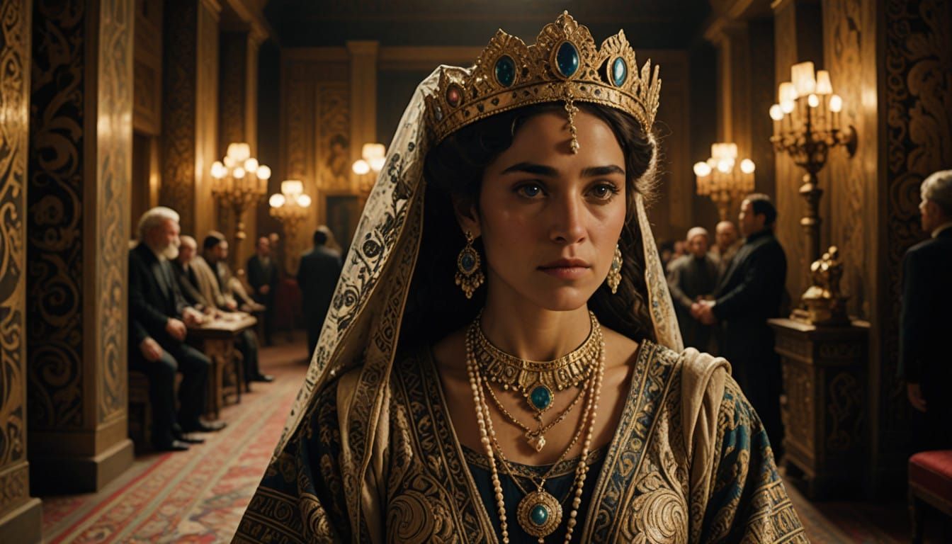 Majestic Queen Esther in Regal Splendor