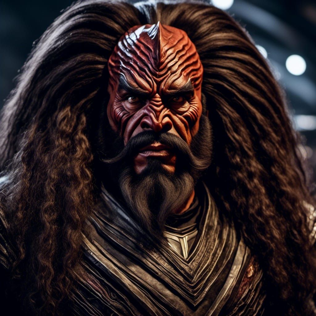 Beautiful Young Female Klingon Warrior