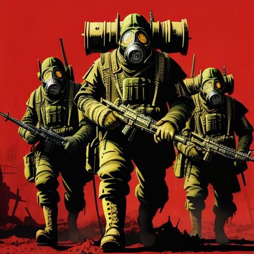 Orcs in Gas Masks: Psychedelic Underground Animation