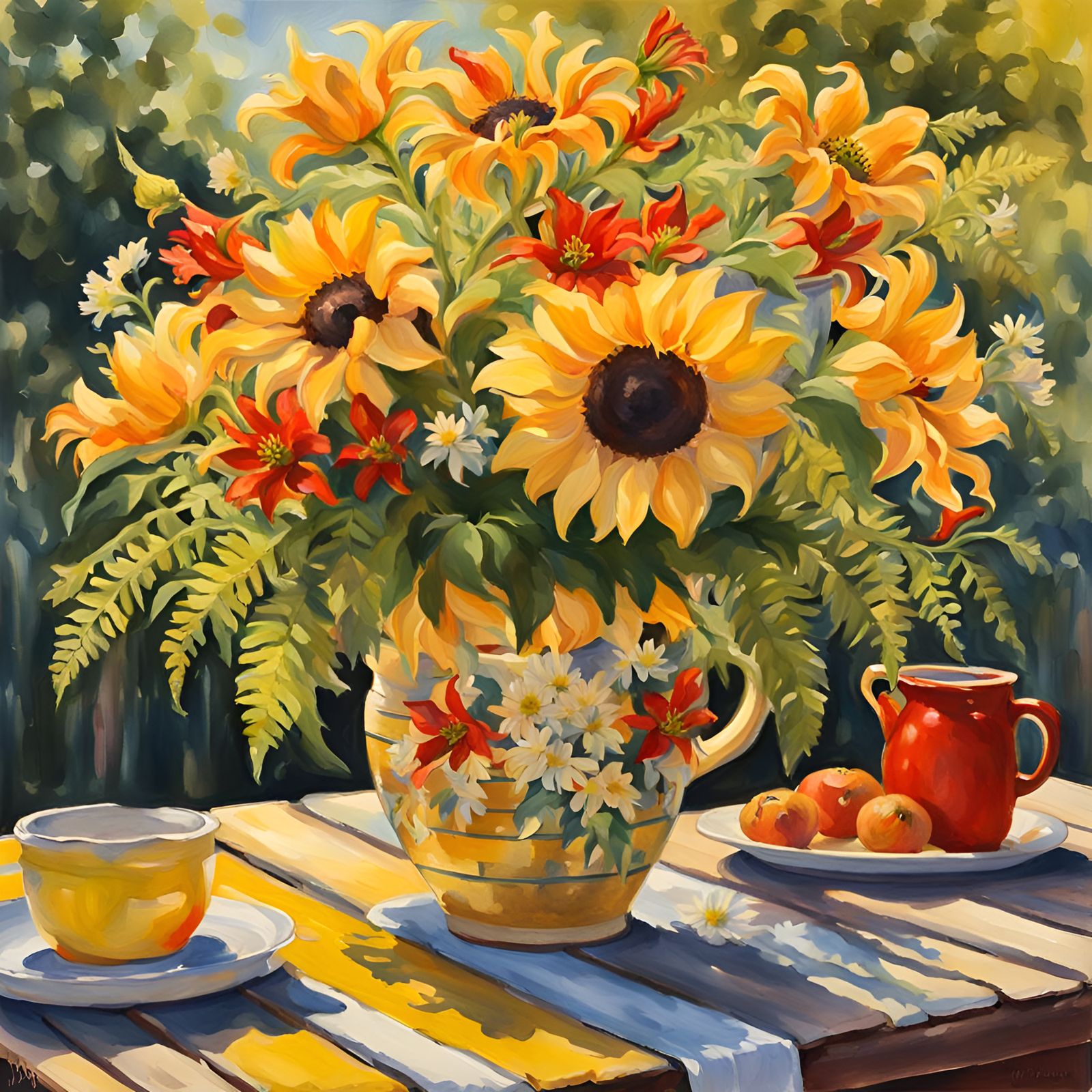 Yellow Sunflower Arrangement