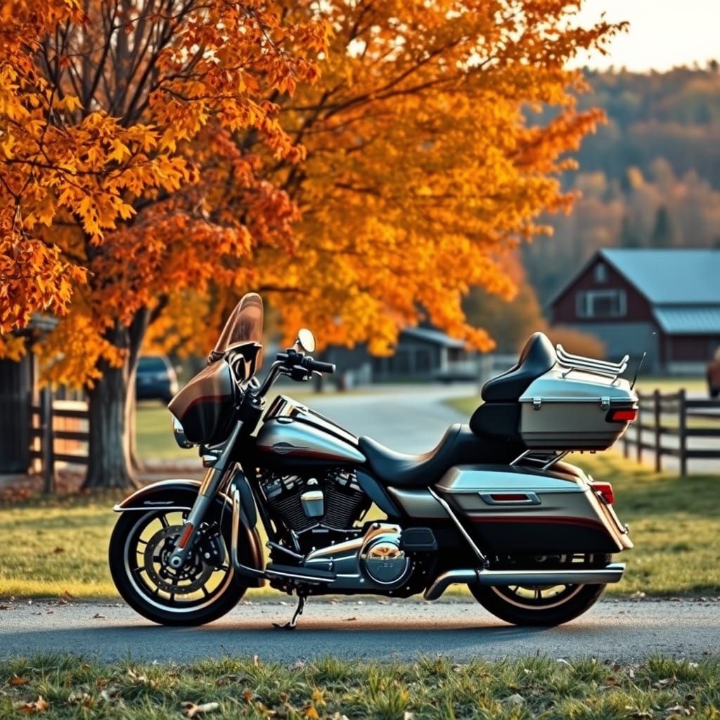 2025 Harley Davidson Street Glide Ultra in Autumn Vermont