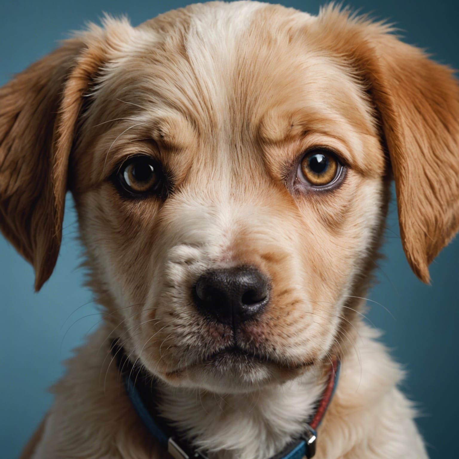 Charming Puppy Portrait in Professional Photography Style