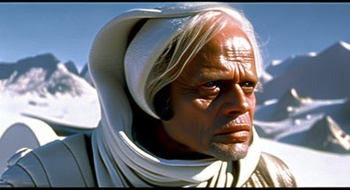 "In Space Nobody Can Hear Him Because He's Mute" Klaus Kinski in "The Great Silence in Space"