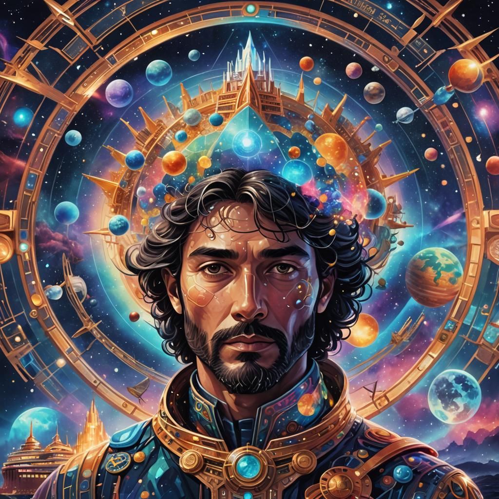 Cosmic Cruise: Holographic Illustration in Pablo Amaringo St...