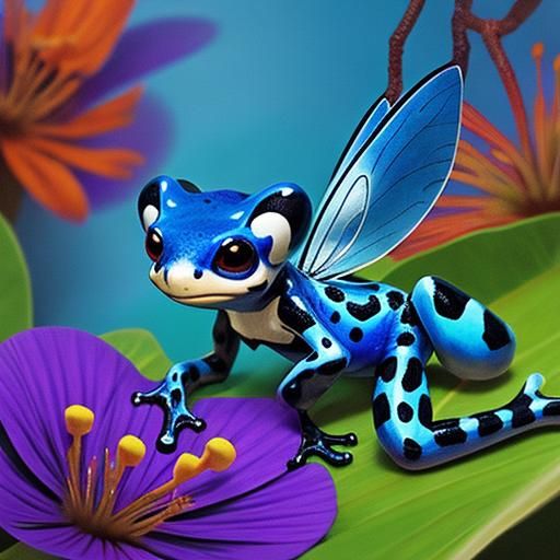 Colorful Fairy Poison Dart Frog