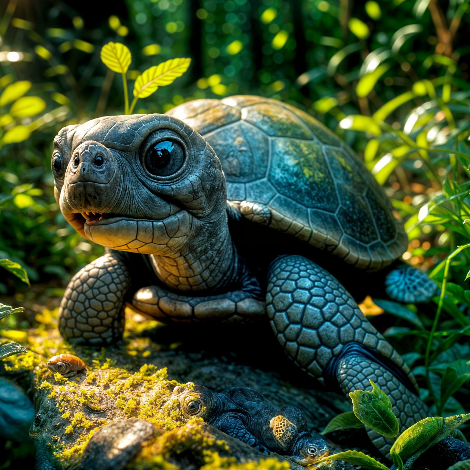 Adorable Fantasy Turtle Generated by AI