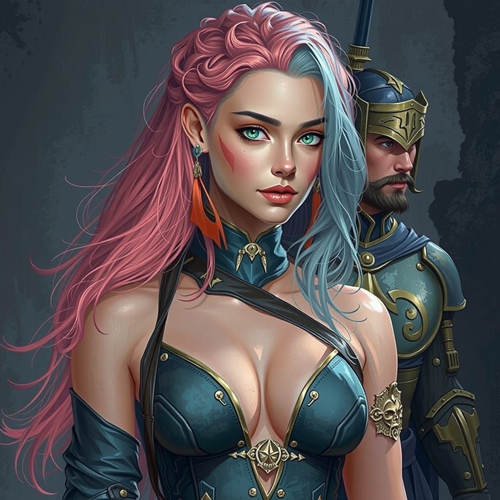 Epic Dark Fantasy Novel Cover Art in Jack Kirby's Style