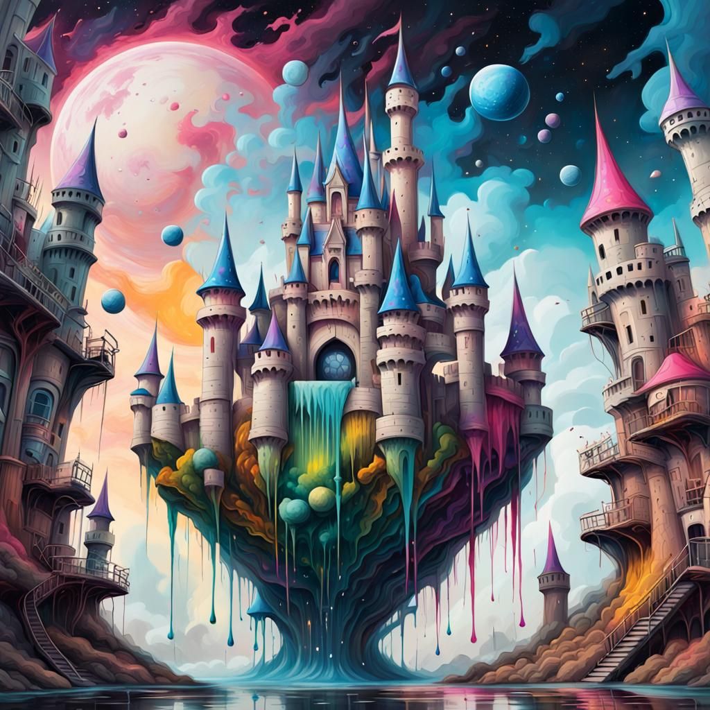 Intergalactic Dream Castle: Graffiti Art in Space