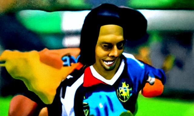 Ronaldinho Soccer Player Brazilian in 8k
