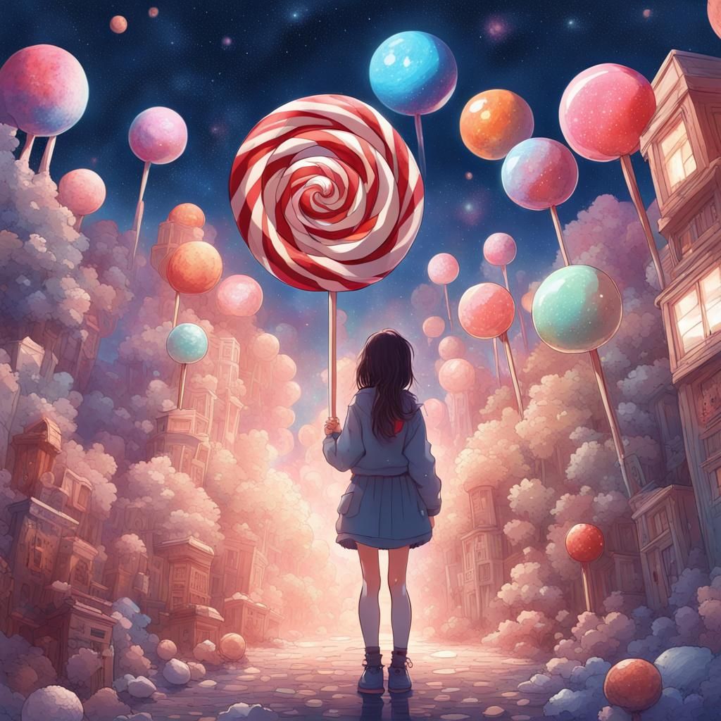 Girl in Candy Wonderland by IrinaKapi