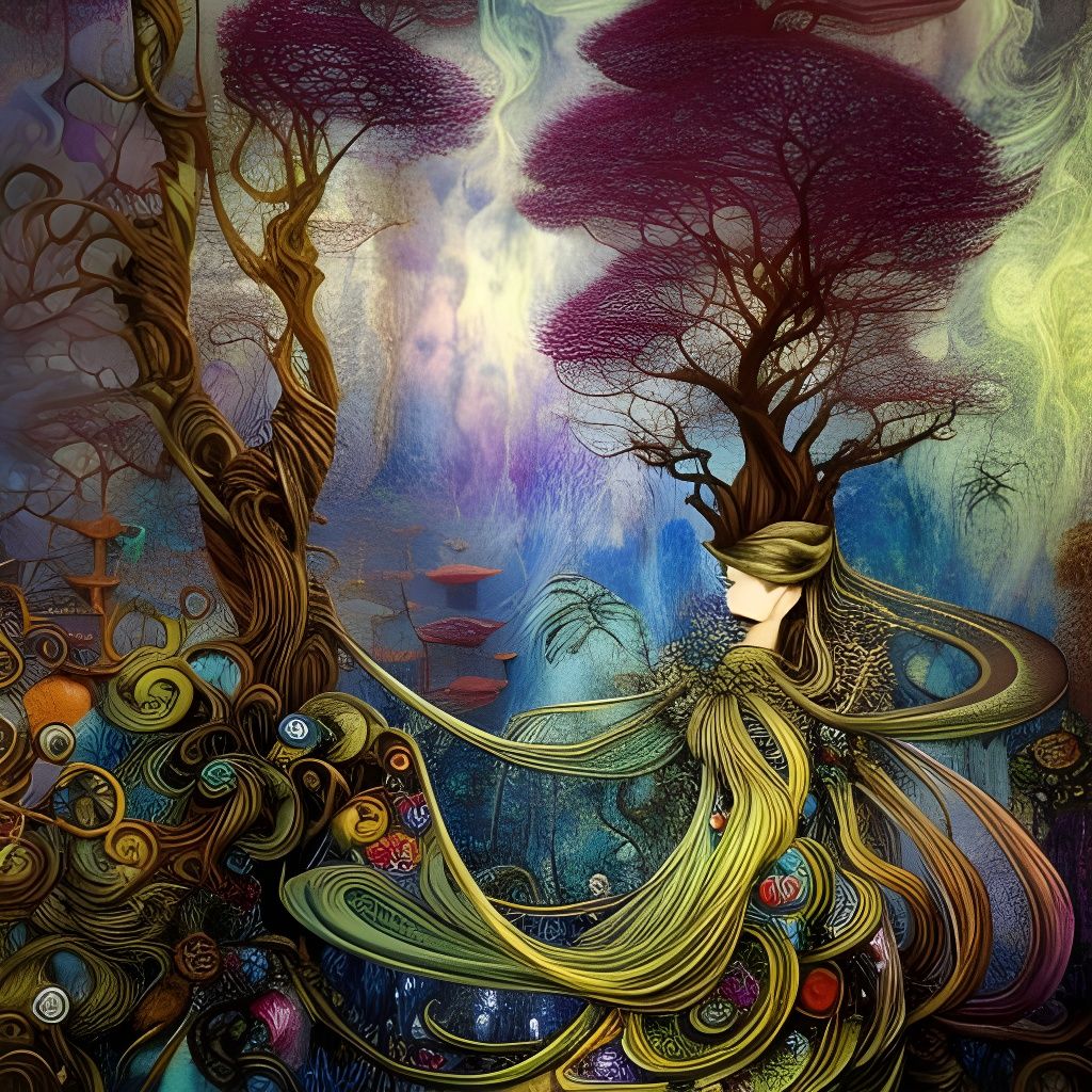 Clockpunk Bonsai Village: Whimsical Glass Crystal Dreamscape