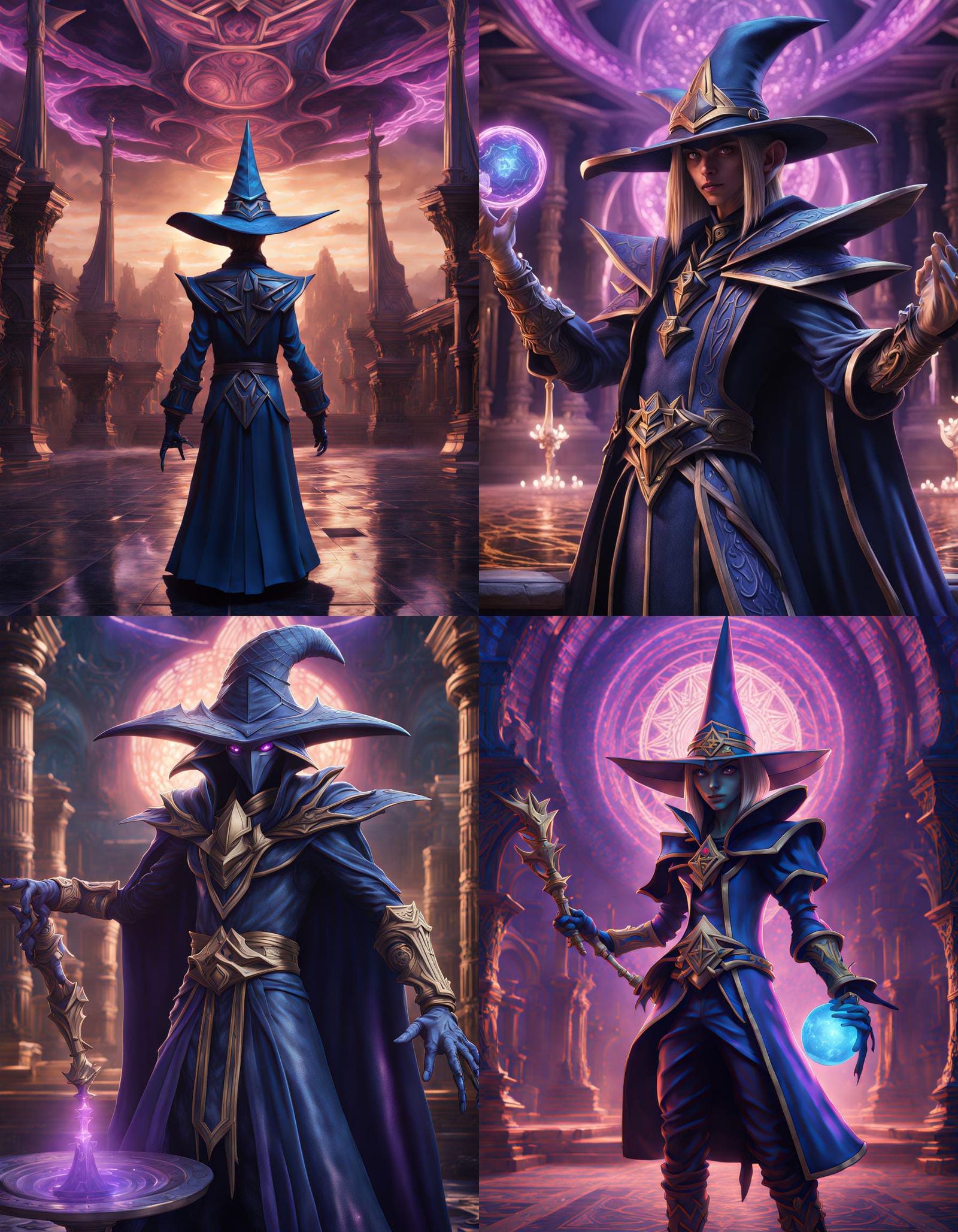 Dark Magician Fantasy Concept Art