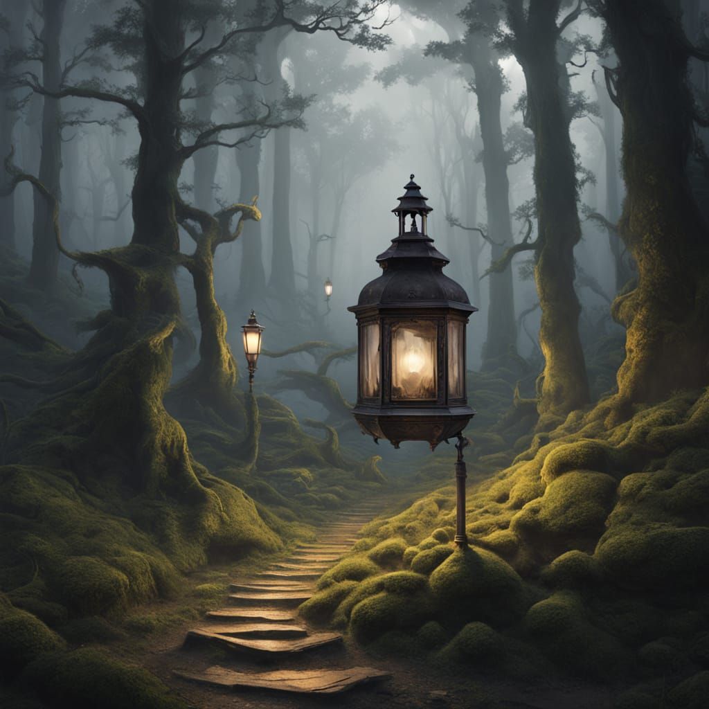 Traveler's Lantern: A Cinematic Forest Journey