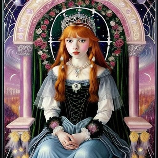 Emo Gothic Princess with Heart of Ice